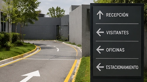 LETREROS PARA RUTAS DE ACCESO